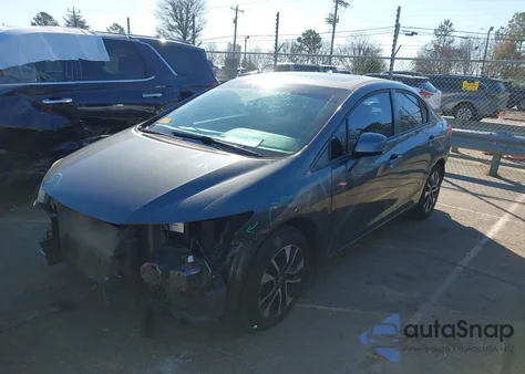 2013 Honda Civic Ex from USA, damaged, VIN 19XFB2F83DE081831